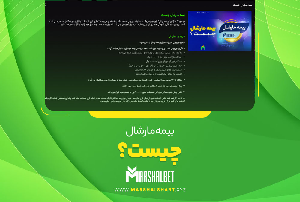 بیمه مارشال چیست؟ 